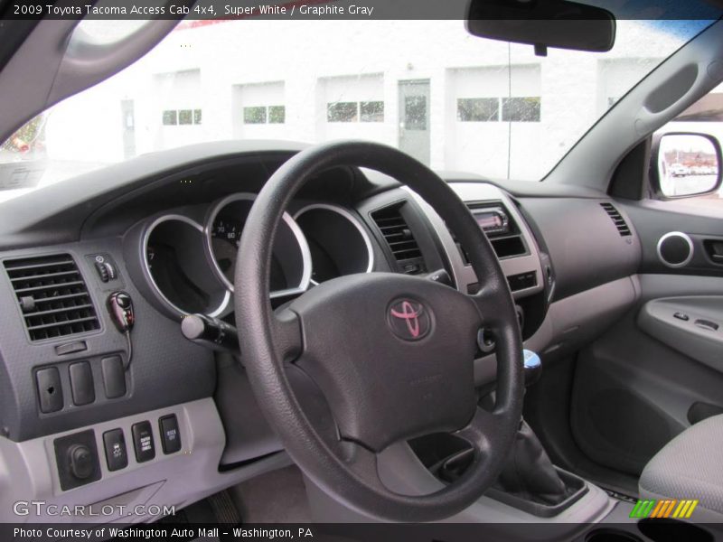 Super White / Graphite Gray 2009 Toyota Tacoma Access Cab 4x4
