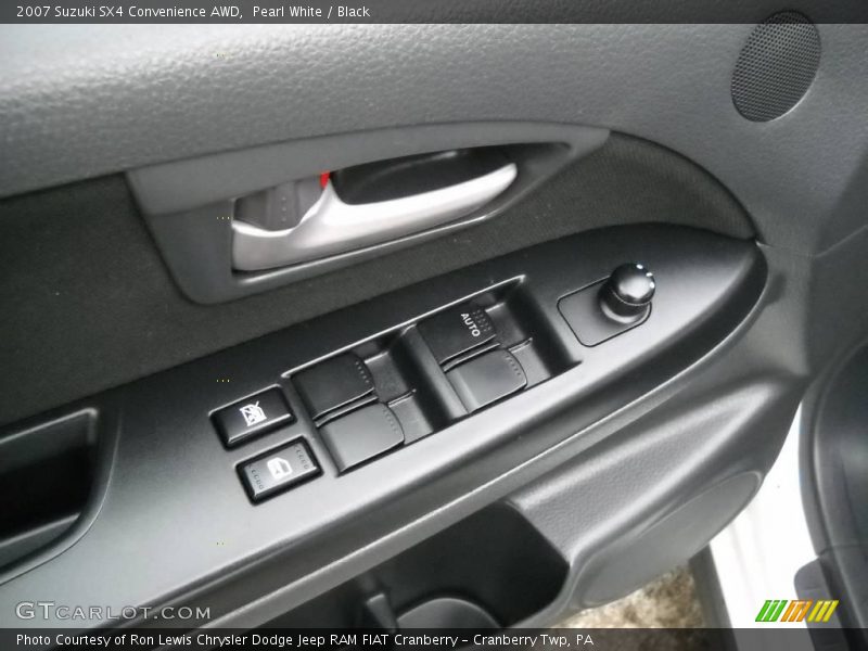 Pearl White / Black 2007 Suzuki SX4 Convenience AWD