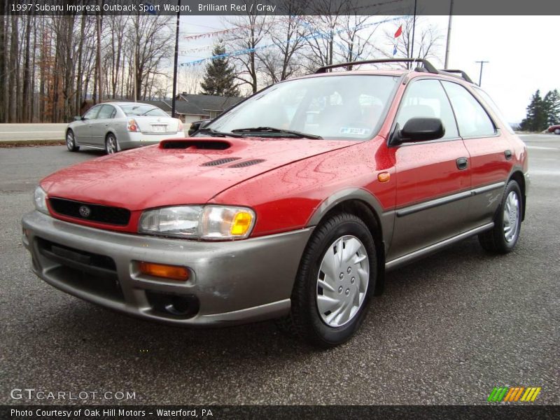 Brilliant Red / Gray 1997 Subaru Impreza Outback Sport Wagon