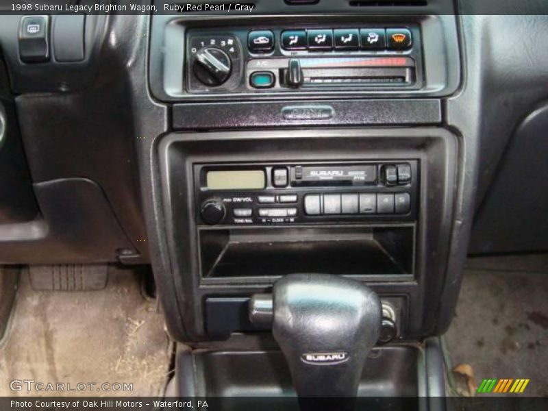 Ruby Red Pearl / Gray 1998 Subaru Legacy Brighton Wagon