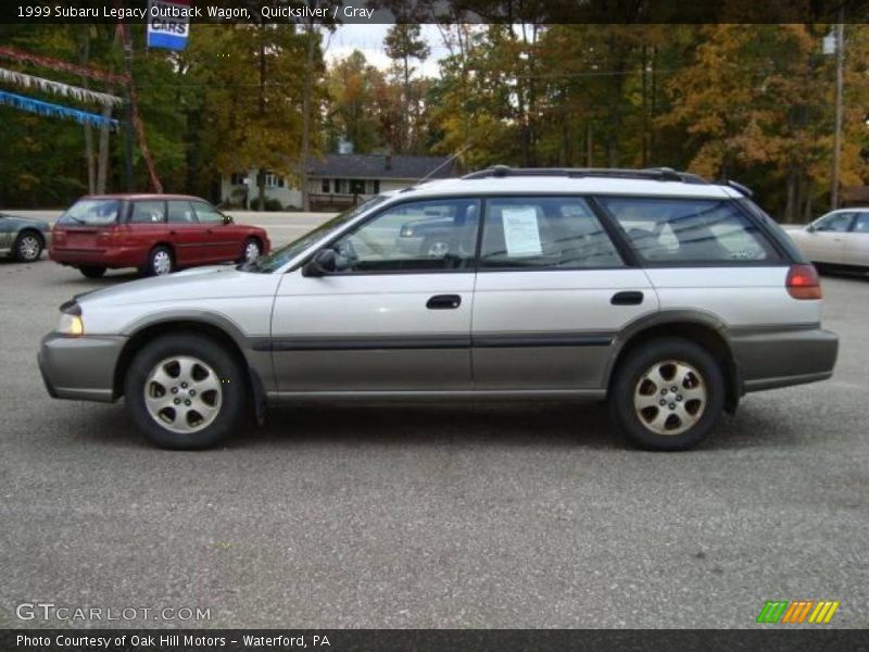 Quicksilver / Gray 1999 Subaru Legacy Outback Wagon