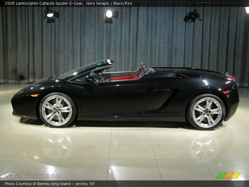 Nero Serapis / Black/Red 2008 Lamborghini Gallardo Spyder E-Gear