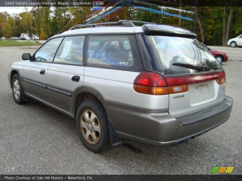 Quicksilver / Gray 1999 Subaru Legacy Outback Wagon
