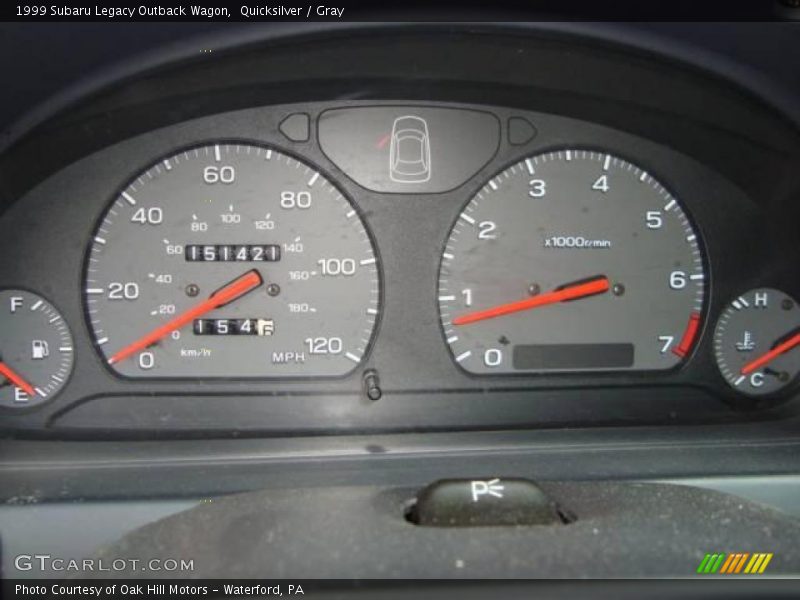 Quicksilver / Gray 1999 Subaru Legacy Outback Wagon
