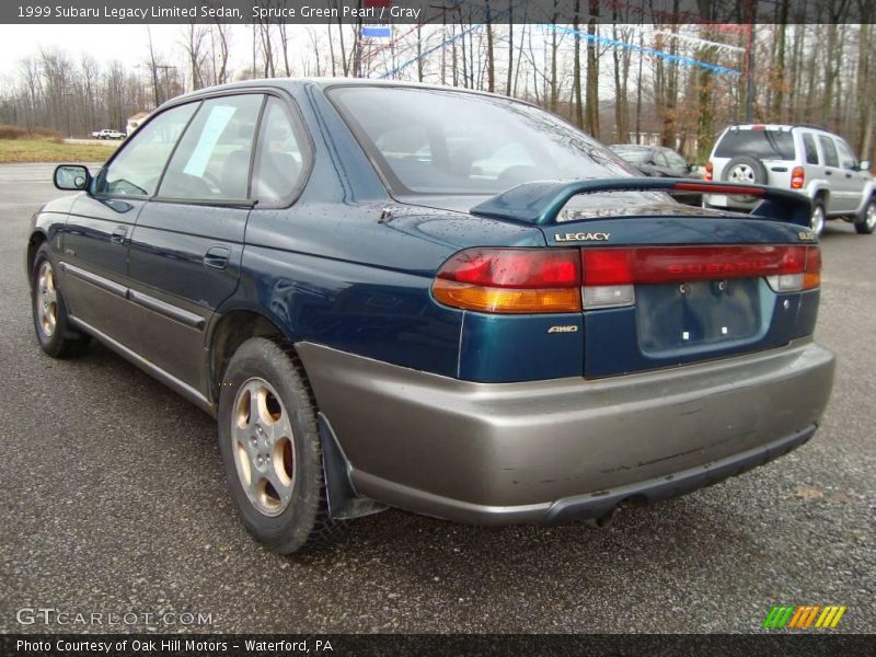 Spruce Green Pearl / Gray 1999 Subaru Legacy Limited Sedan
