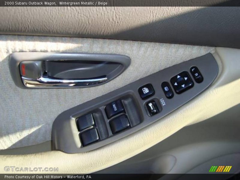 Wintergreen Metallic / Beige 2000 Subaru Outback Wagon