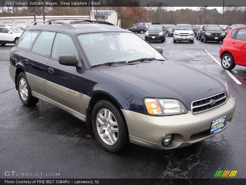 Deep Sapphire / Black 2002 Subaru Outback Wagon