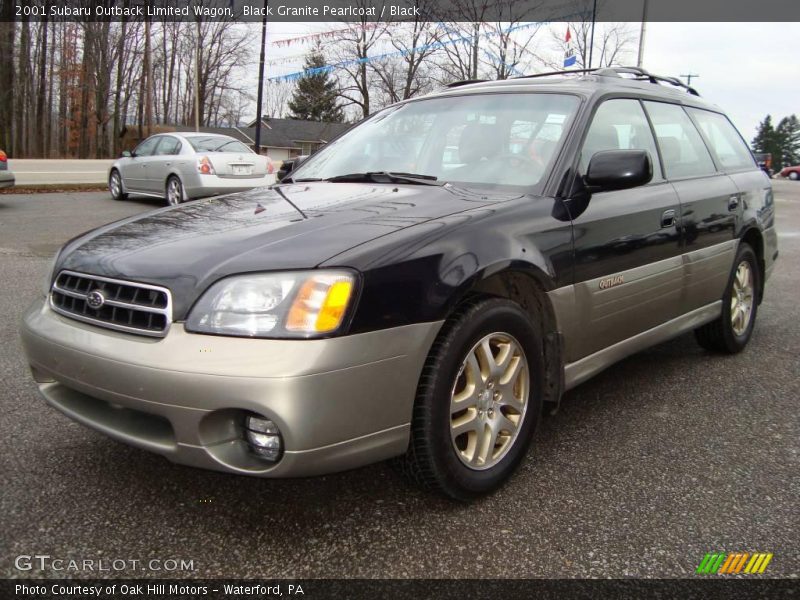 Black Granite Pearlcoat / Black 2001 Subaru Outback Limited Wagon