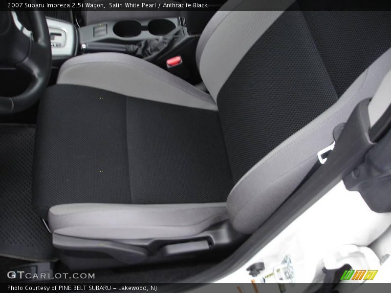 Satin White Pearl / Anthracite Black 2007 Subaru Impreza 2.5i Wagon