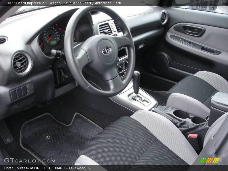 Satin White Pearl / Anthracite Black 2007 Subaru Impreza 2.5i Wagon