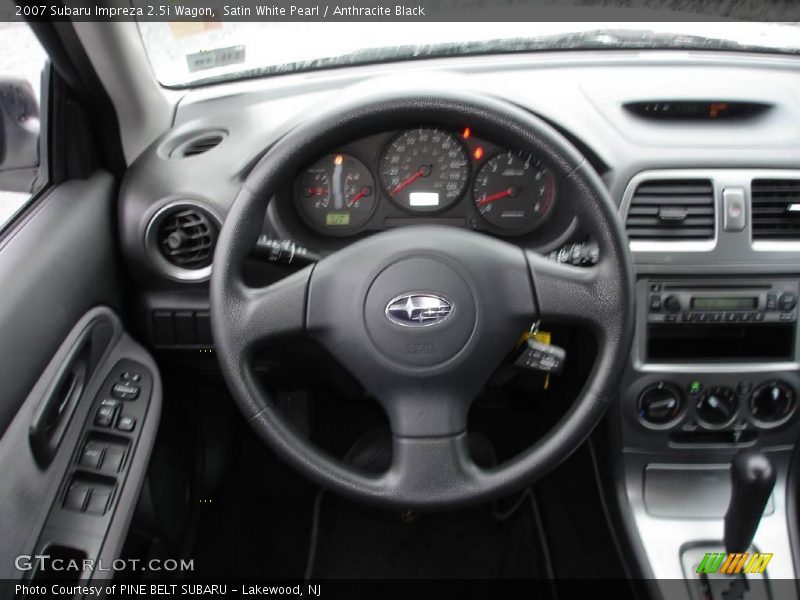 Satin White Pearl / Anthracite Black 2007 Subaru Impreza 2.5i Wagon