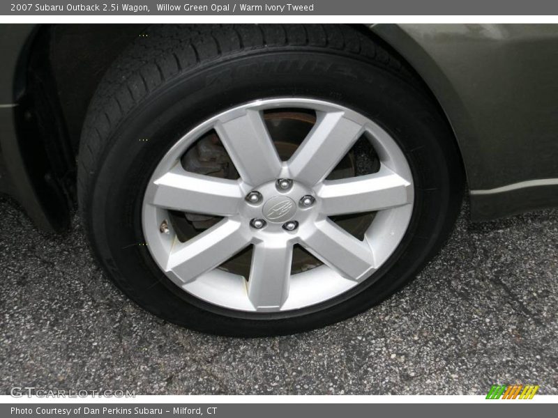 Willow Green Opal / Warm Ivory Tweed 2007 Subaru Outback 2.5i Wagon