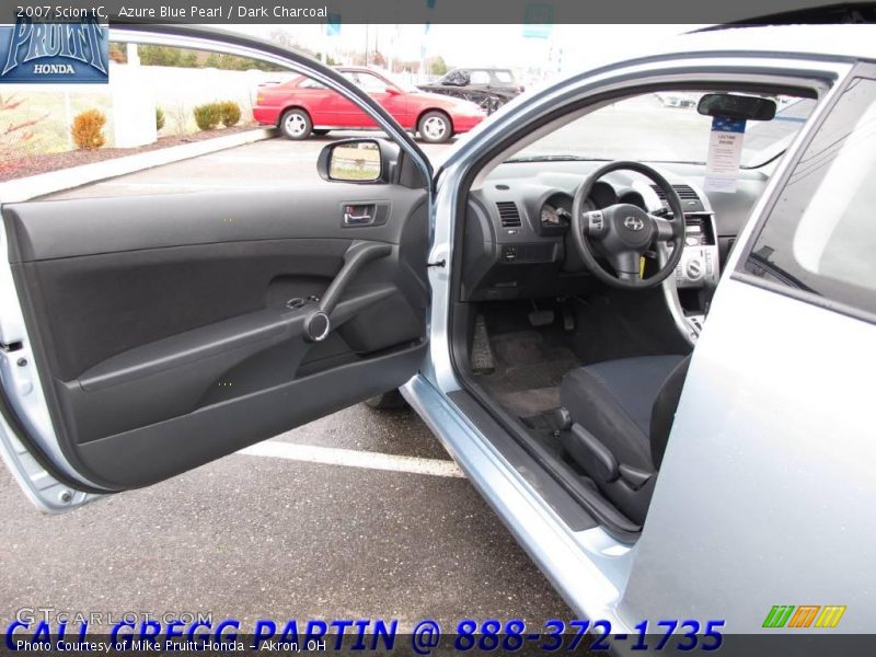 Azure Blue Pearl / Dark Charcoal 2007 Scion tC
