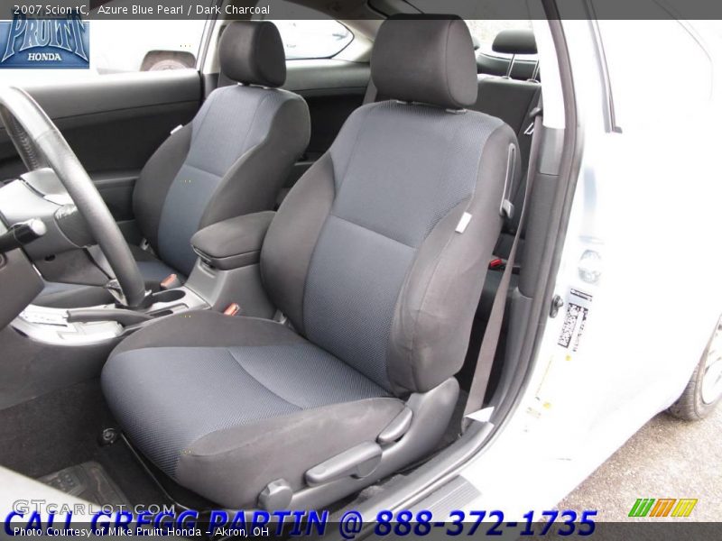 Azure Blue Pearl / Dark Charcoal 2007 Scion tC
