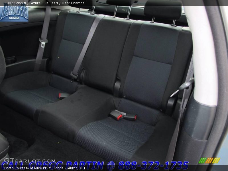 Azure Blue Pearl / Dark Charcoal 2007 Scion tC