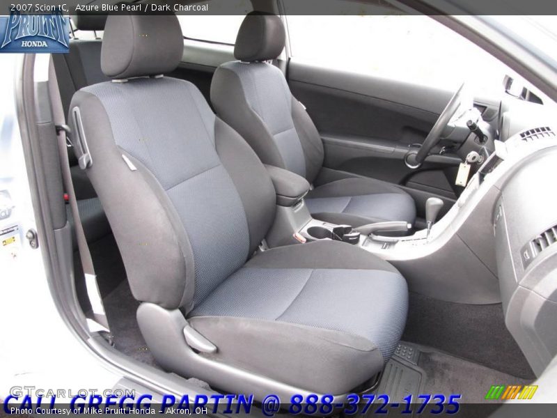Azure Blue Pearl / Dark Charcoal 2007 Scion tC