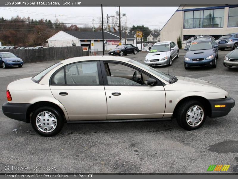 Gold / Tan 1999 Saturn S Series SL1 Sedan