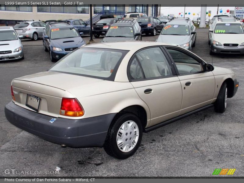 Gold / Tan 1999 Saturn S Series SL1 Sedan