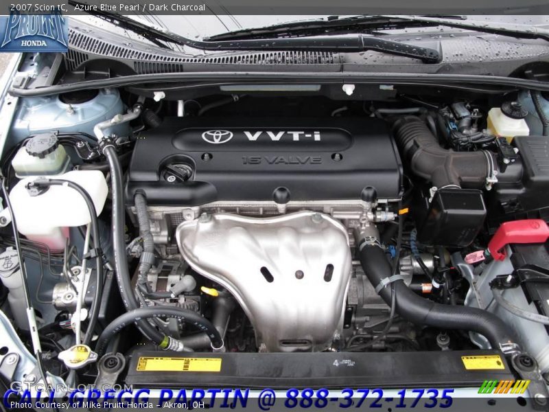 Azure Blue Pearl / Dark Charcoal 2007 Scion tC