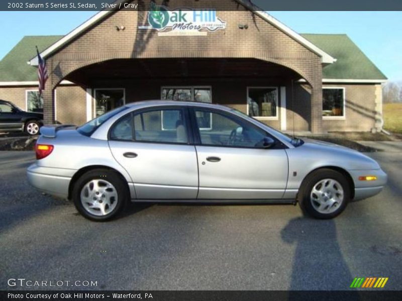 Silver / Gray 2002 Saturn S Series SL Sedan