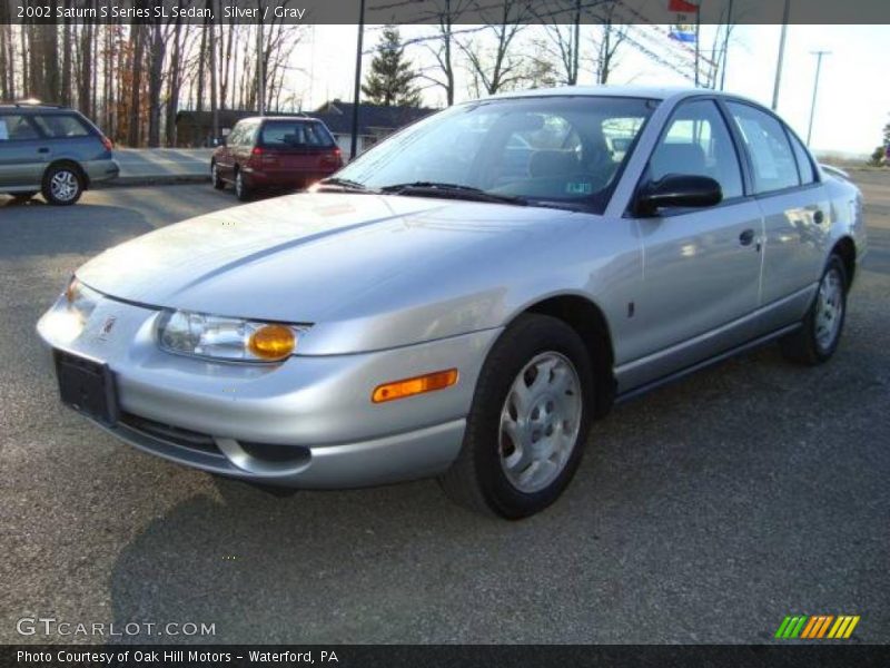 Silver / Gray 2002 Saturn S Series SL Sedan