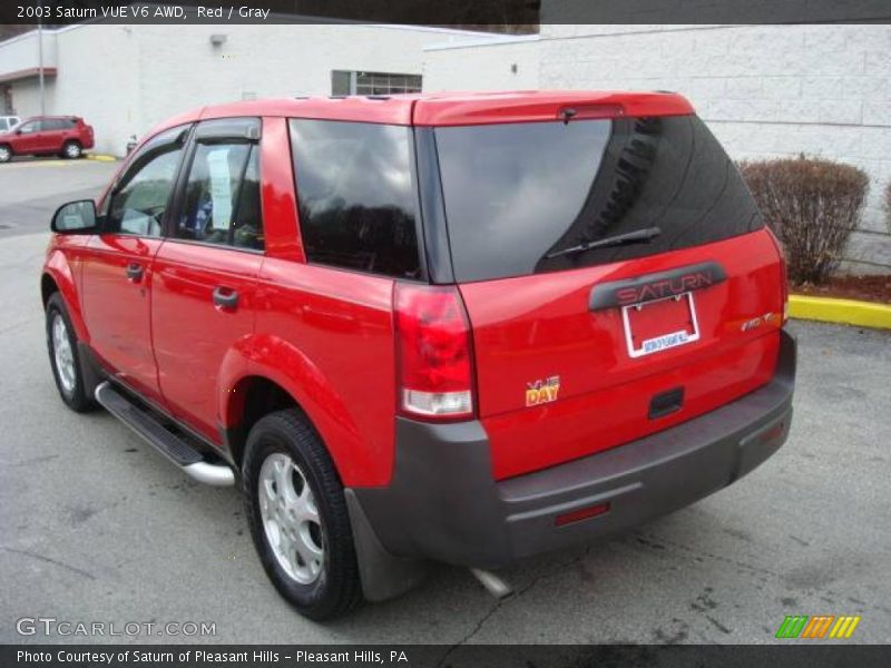 Red / Gray 2003 Saturn VUE V6 AWD