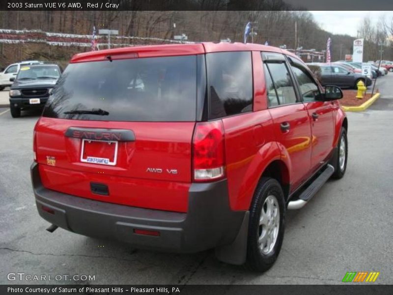 Red / Gray 2003 Saturn VUE V6 AWD