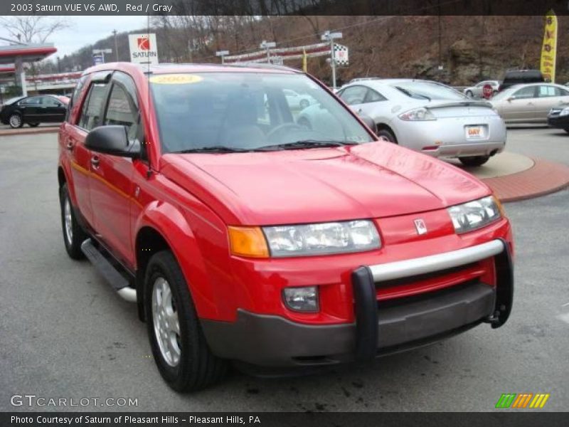 Red / Gray 2003 Saturn VUE V6 AWD