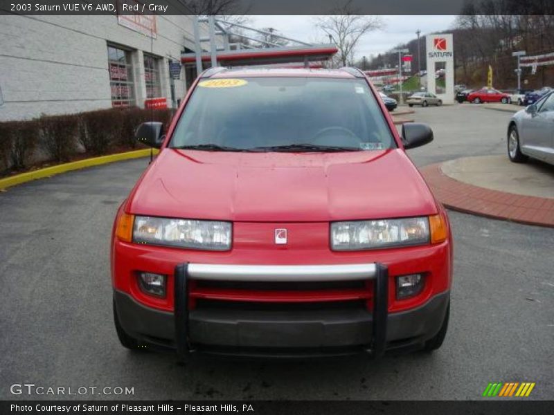 Red / Gray 2003 Saturn VUE V6 AWD