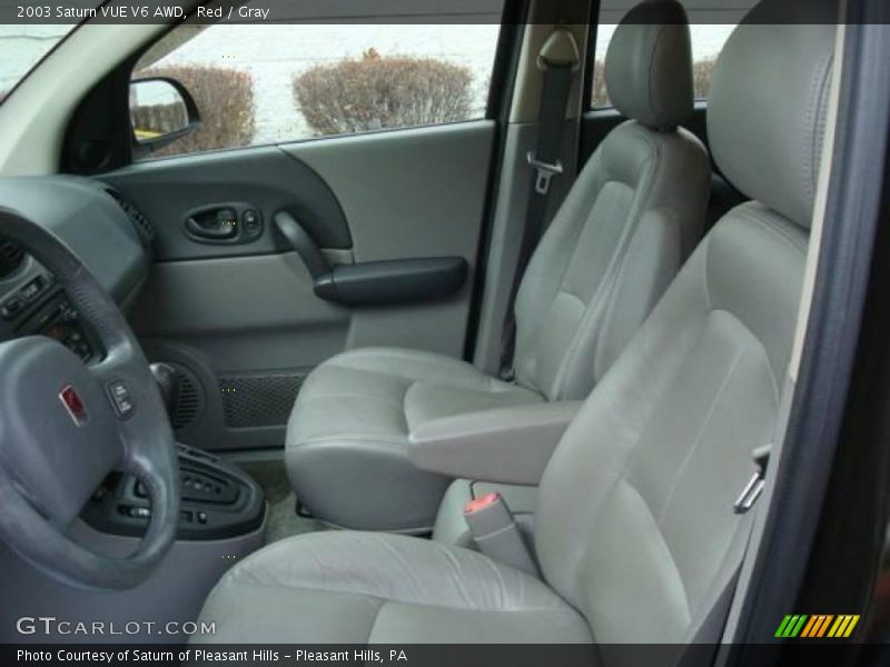 Red / Gray 2003 Saturn VUE V6 AWD