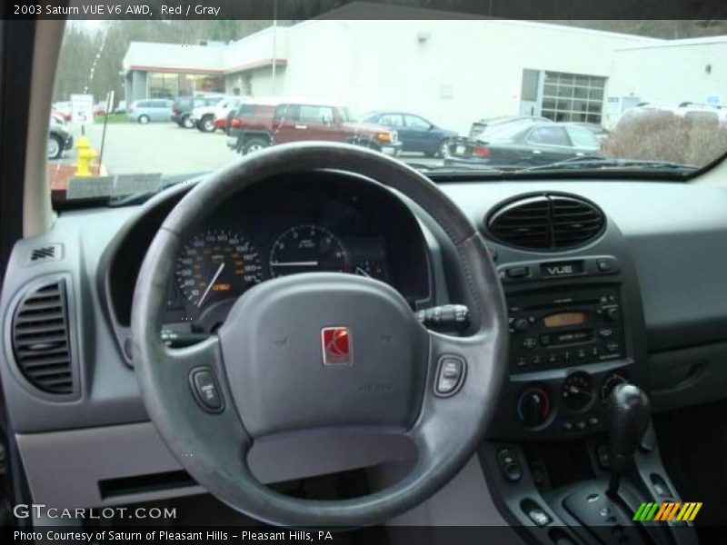 Red / Gray 2003 Saturn VUE V6 AWD
