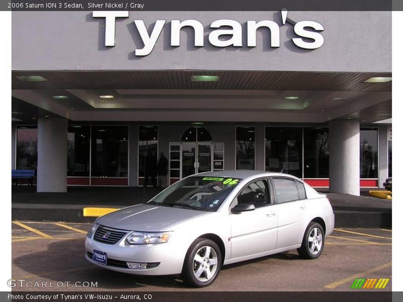 Silver Nickel / Gray 2006 Saturn ION 3 Sedan