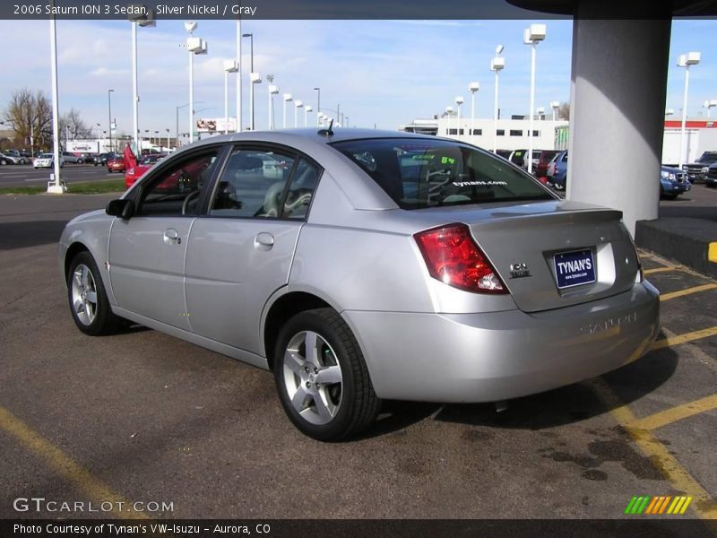 Silver Nickel / Gray 2006 Saturn ION 3 Sedan