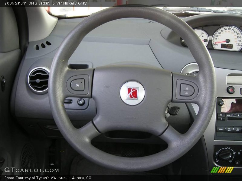 Silver Nickel / Gray 2006 Saturn ION 3 Sedan