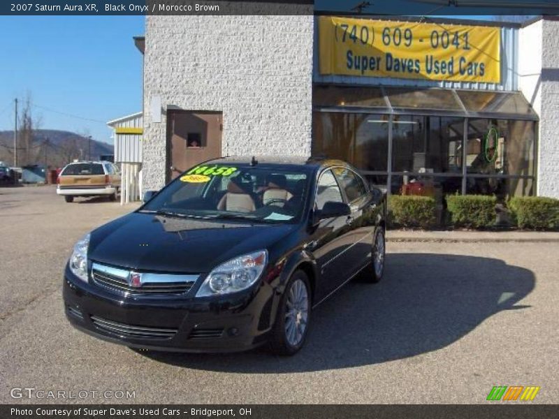 Black Onyx / Morocco Brown 2007 Saturn Aura XR