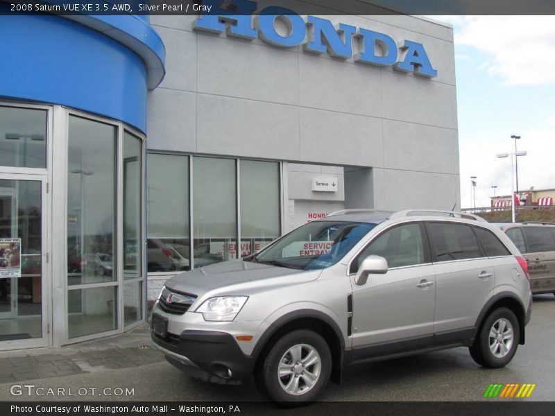 Silver Pearl / Gray 2008 Saturn VUE XE 3.5 AWD