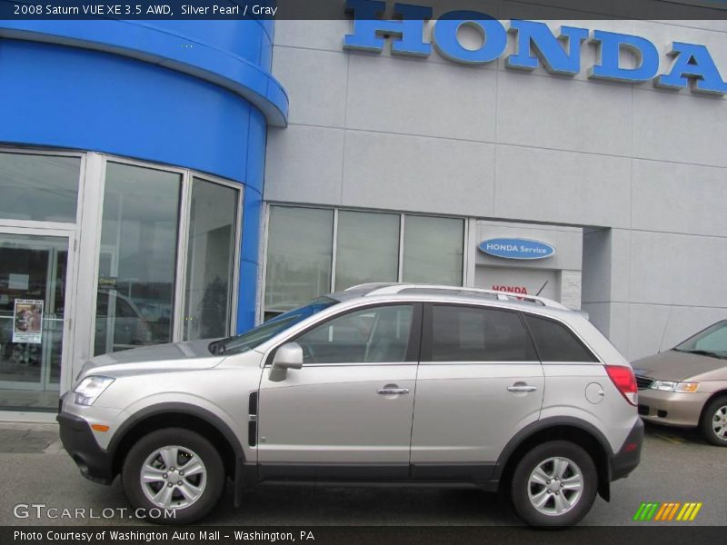 Silver Pearl / Gray 2008 Saturn VUE XE 3.5 AWD