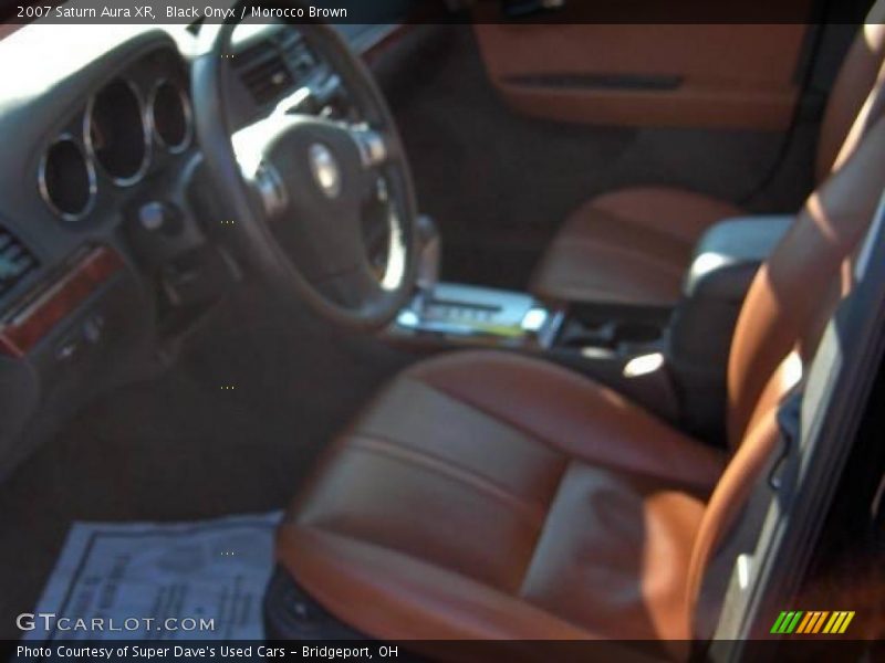 Black Onyx / Morocco Brown 2007 Saturn Aura XR