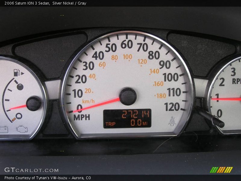 Silver Nickel / Gray 2006 Saturn ION 3 Sedan