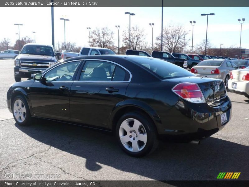 Carbon Flash Metallic / Gray 2009 Saturn Aura XE