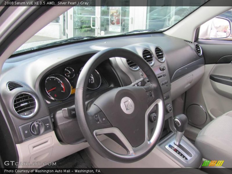 Silver Pearl / Gray 2008 Saturn VUE XE 3.5 AWD