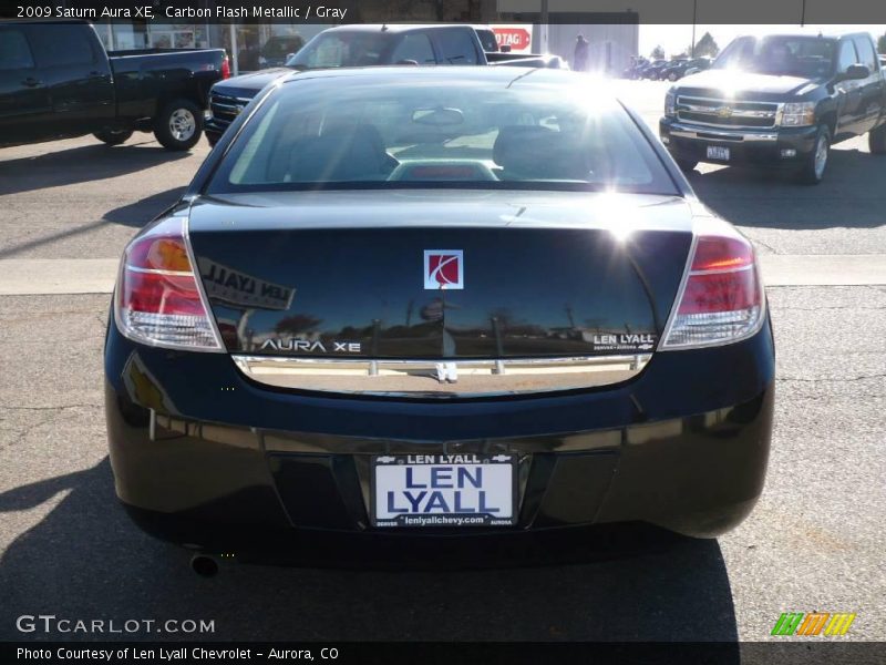 Carbon Flash Metallic / Gray 2009 Saturn Aura XE