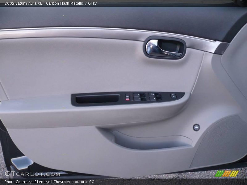 Carbon Flash Metallic / Gray 2009 Saturn Aura XE