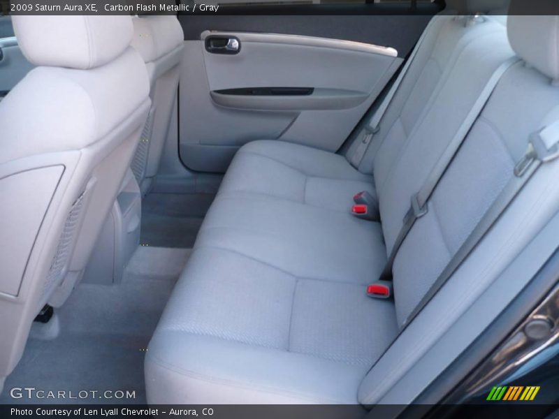 Carbon Flash Metallic / Gray 2009 Saturn Aura XE