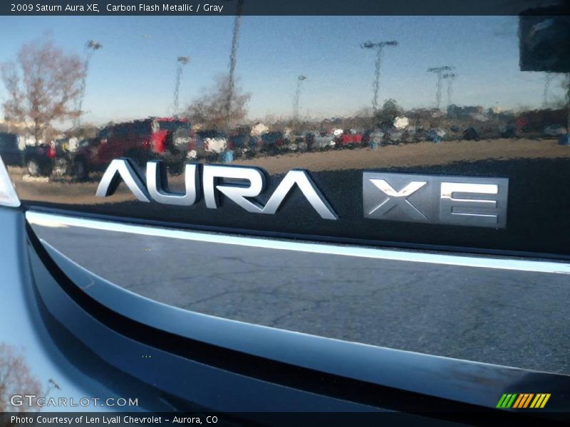 Carbon Flash Metallic / Gray 2009 Saturn Aura XE