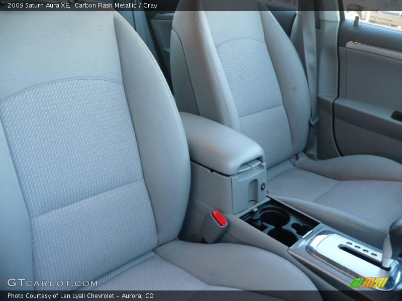 Carbon Flash Metallic / Gray 2009 Saturn Aura XE