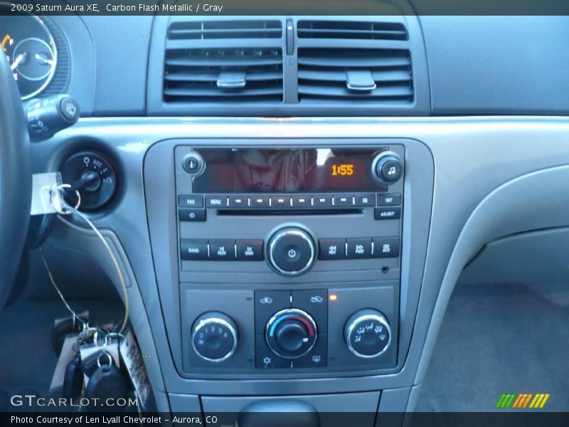 Carbon Flash Metallic / Gray 2009 Saturn Aura XE