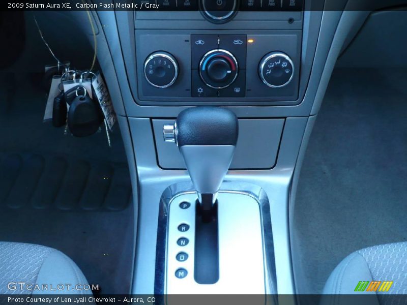 Carbon Flash Metallic / Gray 2009 Saturn Aura XE