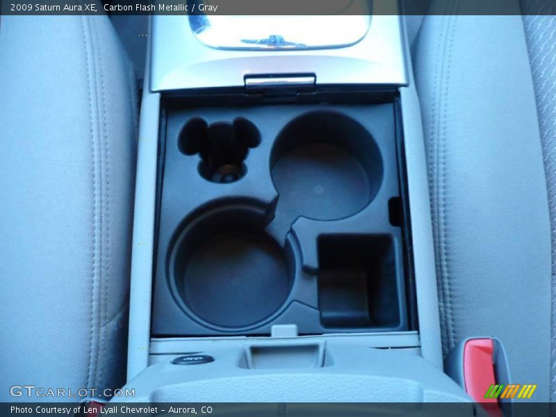 Carbon Flash Metallic / Gray 2009 Saturn Aura XE