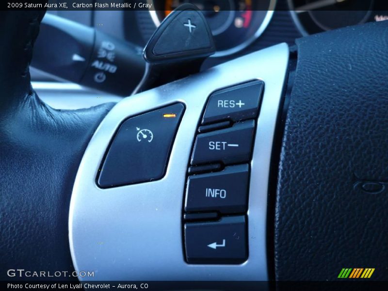 Carbon Flash Metallic / Gray 2009 Saturn Aura XE